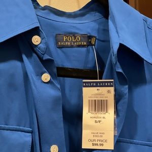 Polo Ralph Lauren horizon blue shirt NWT